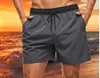 Novo Transfronteiriço Calças de Praia Masculinas Shorts Esportivos Secagem Rápida Calças de Treino para Corrida com Forro Calças Casuais Calças Esportivas
