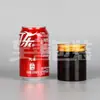 6580 Botella Lata de Té Aromatizado de Grado Alimenticio Lata de Comida Espesa con Tapa Botella de Plástico Sellada Botella de Embalaje Transparente de PET