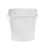 Máquina de barril plástico redondo pp4L branco, fornecimento de fábrica de barril de óleo, barril químico branco