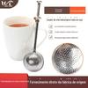 Aço Inoxidável 304 Seringa Telescópica Bola de Chá Filtro de Chá Tipo Push Vazador de Chá Filtro de Chá Filtro de Chá Pronto para Entrega