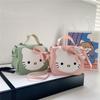 2020 novo estilo coreano bonito gato crianças mochila pequena mini crossbody bolsa de ombro mudança decorativa bolsa pequena moda