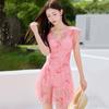 Traje de baño Caifei para mujer, Verano, Hada con Acero Trop, Traje de baño de una pieza, Cubre carne y adelgazante, Hada, Playa, Traje de baño para aguas termales