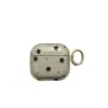 Capa Protetora Transparente Casual de Estrela para Fones de Ouvido AirPods 4ª Geração Adequada para Estojo de Fone de Ouvido Bluetooth 3ª Geração Airpodspro3