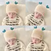 Gorro de bebé de invierno, bonito gorro de lana para recién nacidos, gorro de punto cálido para otoño e invierno para niños y niñas recién nacidos.