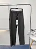 Série econômica, corte 3D, esportes ao ar livre, novidades outono e inverno, para ir ao trabalho, versátil, cintura elástica com cordão, perna reta, calça casual