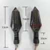 Acessórios Modificados Moto Seta de LED em Duas Cores Fluxo de Água Sinalizador de Direção Moto Sinalizador de LED Luz de Aviso