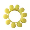 Acoplamiento de almohadilla de flor de ciruelo personalizado por el fabricante, tipo T, resistente al desgaste, poliuretano, almohadilla octagonal, bloque amortiguador de rueda, almohadilla amortiguadora hexagonal