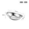Yuanbao Bowl Stainless Steel Bowl 304 Grau Alimentício Coreano Salah Bowl Golden Dessert Snack Bowl Barbecue Shop Louças