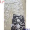 Aplique francês 3D bordado tridimensional lantejoulas renda tecido de malha vestido de noiva vestido de saia sereia acessórios