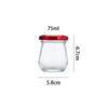 Garrafa Ninho de Pássaro, Sub-engarrafamento, Resistente a Altas Temperaturas, para Cozinhar no Vapor, Bexiga de Peixe, Gelatina de Peixe, Leite Cozido, Geleia, 50ml 75ml Garrafa de Vidro Atacado, Selada