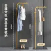 Perchero de hierro forjado, perchero simple de pie para uso doméstico en el dormitorio, tendedero para colgar ropa, estante de exhibición para tiendas de ropa
