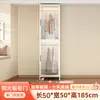 Guarda-roupa de Aço Armário Simples para Quarto, Aluguel Residencial, Guarda-roupa Combinado, Armário de Parede Integrado para Roupas e Chapéus para Quarto Infantil