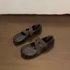 Estilo retro francés, diseño de nicho, Mary Janes con separación de dedos, nueva colección de otoño para mujer, suela blanda, adecuados para ir al trabajo y para la noche.