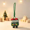 Colgante de Mochila Navideño Lindo Muñeco de Papá Noel Juguete de Peluche Regalo Venta al por Mayor Llavero de Dibujos Animados Adorno