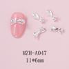 Joyería de Uñas de Lazo de Aleación Nueva Transfronteriza DIY Usar Armadura Hueca Accesorios Pequeños Joyería de Diamantes para Uñas
