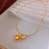 Nuevo Collar de Flor de Candado de Paz Estilo Chino Tendencia Nacional Lujo Ligero Retro Cadena para Suéter Nicho de Gama Alta Versátil Collar Venta al por Mayor