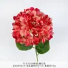72 peças de buquês de flores artificiais de seda de hortênsia 3D, flores artificiais de plástico, decorações de alta qualidade para sala de estar, arranjos florais de casamento