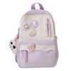 Mochila de Viagem de Grande Capacidade para Mulheres Estilo Coreano Retro Senior High School Estudante do Ensino Médio Mochila de Estudante Grande Capacidade