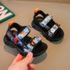 Sandalias de suela suave e informal de poliuretano para niños, zapatos de playa deportivos de moda con dibujos animados, novedad de verano de 2024