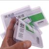 Fabricante Keji Porta-Crachá Anti-Dobra de PVC, Crachá de Identificação Transparente para Exposição, Crachá de Trabalho para Funcionários, Porta-Crachá de Nome para Conferências