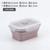 Caixa de Almoço Dobrável de Silicone Conjunto de 4 Peças Micro-ondas Resistente a Altas Temperaturas Almoço de Escritório Caixa de Almoço Caixa para Manter Fresco Piquenique ao Ar Livre