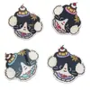 Insignia de Parche de Acrílico de Dibujos Animados Colgante Broche Pin de Bricolaje Accesorio para Baberos de Perro Mascota