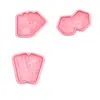 Serie Temática de Juegos Moldes para Galletas Póker 3D Dibujos Animados Moldes para Galletas Arcilla DIY Simulación Galletas Impresas