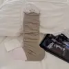 Calcetines de lana para mujer para primavera y otoño, estilo ballet, serie Miu, color avena, calcetines de media pierna, cálidos, color liso, calcetines holgados estilo japonés