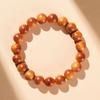 Pulseira de Rosário Clássica de Tuia Material Antigo Rosário de Sândalo para Homens e Mulheres Par Único Círculo Pulseira de Brincar