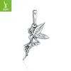 Colgante de Plata Ziyun Más Vendido Moda Europea y Americana Hada de las Flores Accesorios de Cobre Chapado en Platino para Mujer, Cuentas Delicadas para Manualidades Girly