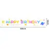 Bandeira Pendurada de Aniversário Decoração para Festa Infantil Adereços Bolo Inflável Fundo de Feliz Aniversário Personalizado