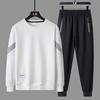 Conjunto de Sudadera Casual para Hombre Nuevo Primavera y Otoño 2026, Sudadera de Cuello Redondo y Pantalones, Conjunto de Dos Piezas de Ropa Deportiva de Marca de Moda para Hombre