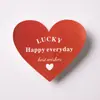 Ins empaque de regalo en forma de corazón postre para hornear Corea del Sur Día de San Valentín pegatinas de amor pegatinas de sellado pegatinas para caja de pastel