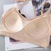 Todo en Uno Copa Fija Espalda Hermosa Sling Top Tubo Envolvente de Pecho Push-Up Sin Aro de Acero Algodón para Dormir Sujetador Deportivo para Mujer