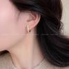 Serpiente Espiritual ~ Orejera de Serpiente con Sentido Avanzado Hebilla Pendientes para Mujer Lujo Ligero Nicho Diseño Único Pendientes 2024 Nuevas Joyas para Orejas Europeas y Americanas