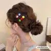 Pinza para el Cabello Azul Estilo Coreano para Mujer, Pinza de Gama Alta para Flequillo, Pinza Lateral Sin Costuras, Horquilla Lateral, Accesorio para el Cabello