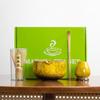 Conjunto de Chá Matcha Japonês 7 Peças Esmaltado em Forno Caixa Colorida Variedade de Conjunto de Ferramentas de 100 Peças Exclusivo Transfronteiriço