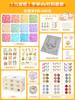 Frisado artesanal DIY Material Bolsa Pulseira Infantil Meninas Brinquedos Meninas Auto-frisado Glaze Pulseira Princesa Colar