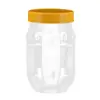 Fabricante de tanque de plástico PET 350ml tanque de plástico transparente al por mayor pepinillo pepinillo tanque de plástico de almacenamiento sellado