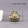 Pingente de abóbora de latão artesanato em metal abóbora fantasma pulseira colar acessório latão decoração de Halloween ornamento