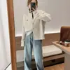 2026 Novo Cardigan de Tricô Trançado Bordado de Natal com Gola Redonda Blusa Versátil para Mulheres