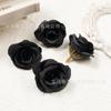 Flor Rosa Pequena Simulada 4cm Cabeça de Flor Material para Guirlanda DIY Feita à Mão Decoração de Casamento Corsage Feito à Mão Acessórios de Flor para Penteado