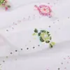 Tecido Bordado com Lantejoulas em Malha em Estoque, Tecido Bordado com Lantejoulas para Vestidos e Roupas de Palco
