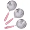 Escorredor de Aço Inoxidável 26 Anos Novo para Cozinha Doméstica, Grau Alimentício, Vários Tamanhos, Peneira para Dumpling e Macarrão, Colher de Malha