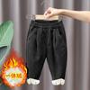 Calças Infantis de Outono e Inverno, Calças Infantis Soltas, Calças Listradas com Nervuras, Calças de Menina, Calças de Bebê Menino em Fleece, Para Bebês e Crianças Pequenas