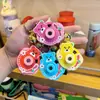 Coelhinho Flor de Cerejeira Mini Fofo Diário do Oceano Câmera de Projeção Chaveiro Desenho Animado Pingente Brilhante para Bolsa Brinquedo Infantil
