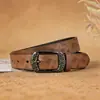 Cinto Feminino Versátil Novo Padrão Borboleta Simples Estilo Coreano ins Moda Casual com Shorts Jeans Cinto de Cintura