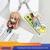 Chaveiro Acrílico Suporte de Foto Transparente Pingente Cultural e Criativo Presente Personalizado Atacado Negócios Chave do Carro