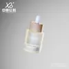 Frasco Cilíndrico Transparente de Jade com Fundo Espesso de 30ml Pronto para Uso do Fabricante Frasco Conta-Gotas de Vidro de Grau Alimentício para Líquido Essencial Óleo Essencial
