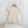 Vestido de Verano para Bebé Niña con Lazo, Manga Abullonada, Ropa Envolvente para Pedos, Vestido para Gatear, Falda de Tul de Princesa, Falda para Niña, Traje de Hermanas